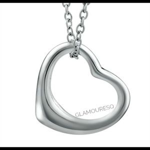 Designer Inspired Open Heart Necklace